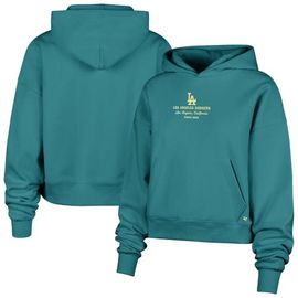 '47 Women's '47 Teal Los Angeles Dodgers Contemporary Basics Anderson Foundation Hoodie 