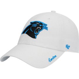 '47 Women's '47 White Carolina Panthers Miata Clean Up Logo Adjustable Hat 