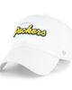 '47 Women's '47 White Green Bay Packers Trendy Script Clean Up Adjustable Hat  - 1
