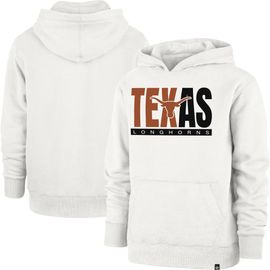 '47 Youth '47 Cream Texas Longhorns Block Text Pullover Hoodie 
