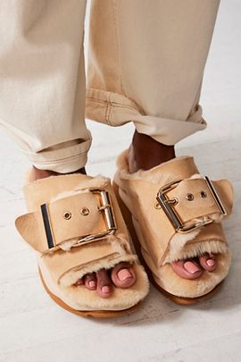 4CCCCEES Mellow Shearling Slides