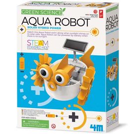 4M 4M Green Science Aqua Robot Diy Swimming Fish Toy