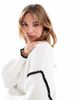 4th & Reckless 4th & Reckless contrast stitch dropped shoulder sweater in cream-White - 3