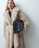 4th & Reckless 4th & Reckless faux fur oversized belted maxi coat in beige-NEUTRAL - 1