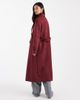 4th & Reckless 4th & Reckless faux suede double breasted belted midi trench coat in burgundy-Red - 2