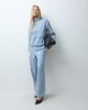 4th & Reckless 4th & Reckless funnel neck pocket front cropped jacket set in blue - 3