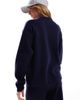 4th & Reckless 4th & Reckless knitted high neck embroidered logo sweater in navy - part of a set - 4