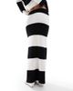 4th & Reckless 4th & Reckless knitted maxi skirt in black and white stripe - part of a set-Multi - 4