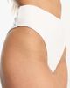 4th & Reckless 4th & Reckless kori high waisted bikini bottom in buttercream crinkle-White - 3