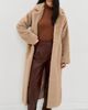 4th & Reckless 4th & Reckless Lexie Faux Fur Wrap Coat Beige - 2