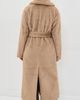 4th & Reckless 4th & Reckless Lexie Faux Fur Wrap Coat Beige - 3