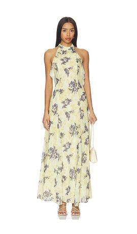 4th & Reckless 4th & Reckless Portia Open Back Maxi Dress