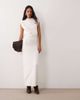 4th & Reckless 4th & Reckless rib knit high neck sleeveless top in cream - part of a set-White - 2