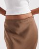4th & Reckless 4th & Reckless satin column maxi skirt in mocha-Brown - 2
