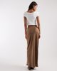 4th & Reckless 4th & Reckless satin column maxi skirt in mocha-Brown - 3