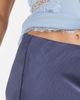 4th & Reckless 4th & Reckless satin column midaxi skirt in blue - 3