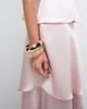 4th & Reckless 4th & Reckless strappy tiered satin cami maxi dress in pink - 4