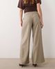 4th & Reckless 4th & Reckless tailored belted pleat front wide leg pants in light gray heather - 3