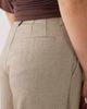 4th & Reckless 4th & Reckless tailored belted pleat front wide leg pants in light gray heather - 4