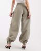 4th & Reckless 4th & Reckless tailored pleated front balloon leg pants in sage green - 4