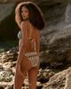 4th & Reckless 4th & Reckless tie back triangle bikini top in chevron print - part of a set-Multi - 3