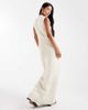 4th & Reckless 4th & Reckless wool feel soft knit high neck sleeveless maxi sweater dress in cream-White - 2