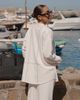 4th & Reckless 4th & Reckless x Luana Barron genevive black embroidery long sleeve beach shirt in off white - part of a set - 4