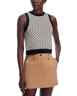 525 525 Alice Wavy Striped Demi Tank Top