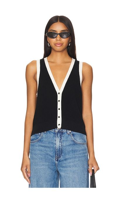 525 525 Claudia Button Shaker Vest
