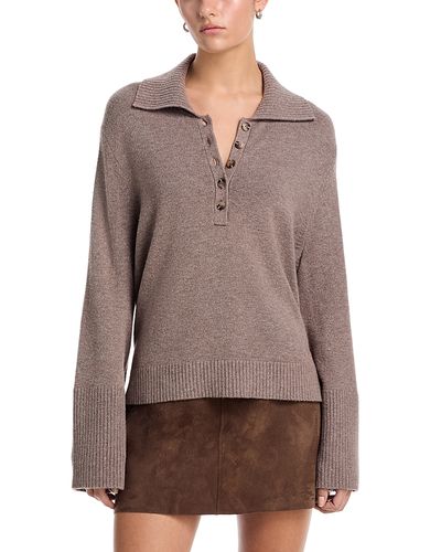 525 525 Luca Bell Sleeve Polo Sweater
