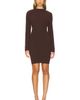525 525 Ryan Mock Neck Mini Dress - 1