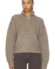 525 America 525 America Boxy Snap Front Henley Sweater - 1