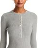 525 America 525 America Emmeline Rib Knit Layered Henley Sweater - 4