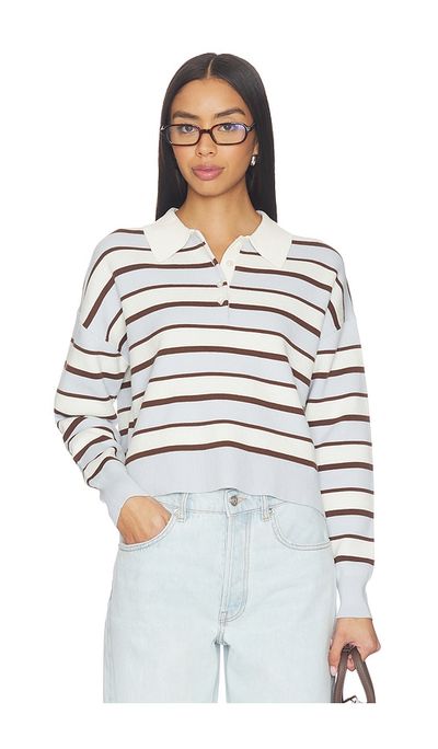 525 America 525 America Seraphina Cropped Rugby Pullover
