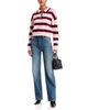 525 America 525 America Vera Double Johnny Collar Rugby Stripe Sweater - 2