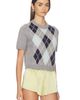 525 America 525 America Veronika Argyle Sweater Tee - 2