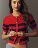 525 Tallulah 100% Cotton Puff-Sleeve Cardigan - 1