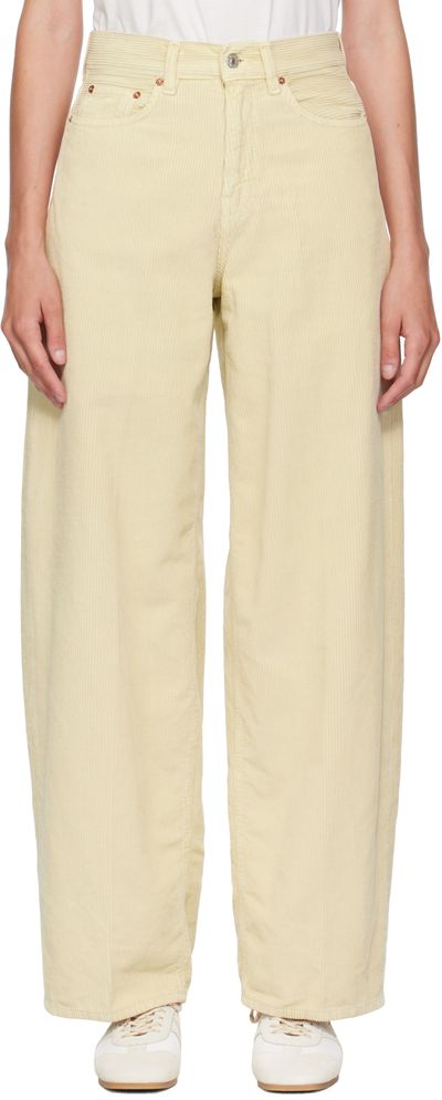 6397 6397 Beige Loose Roomy Trousers