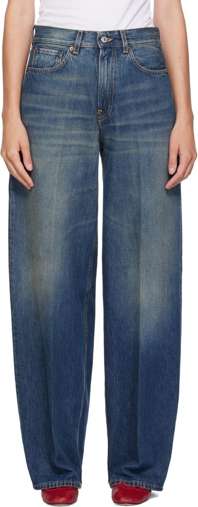 6397 6397 Blue Loose Roomy Jeans