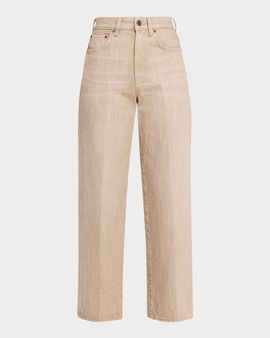 6397 Wide-Leg Ankle Jeans