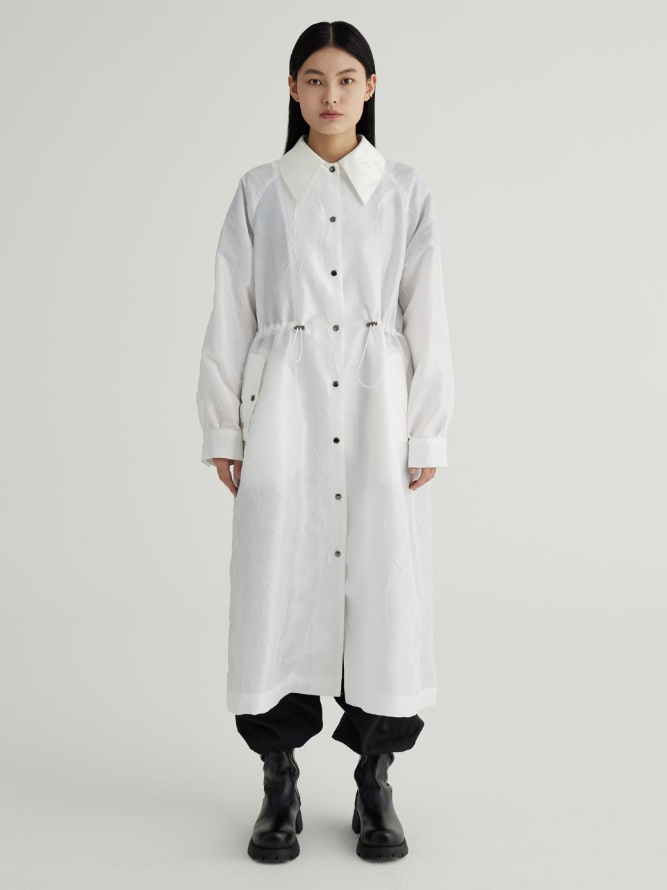 71to96 Collar Point Loose Fit Safari Jumper