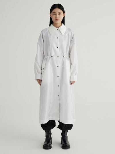 71to96 Collar Point Loose Fit Safari Jumper