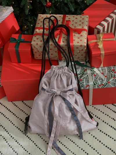 71to96 Ribbon String Backpack [Pink]