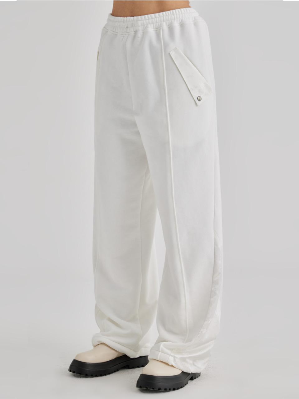 71to96 Triangular Gusset Traditional String Hanbok Sweatpants [Beige]