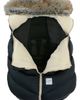 7 A.M. Enfant 7 A.M. Enfant Water Repellent Faux Fur Trim Car Seat Cocoon - 4