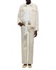 7 For All Mankind 7 For All Mankind Calie High Rise Straight Jeans in Moondust - 2