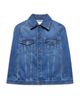 7 For All Mankind 7 For All Mankind Cotton Denim Cape Jacket - 6