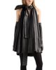 7 For All Mankind 7 For All Mankind Frill Faux Leather Dress - 1