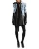 7 For All Mankind 7 For All Mankind Frill Faux Leather Dress - 2