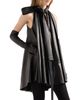 7 For All Mankind 7 For All Mankind Frill Faux Leather Dress - 3